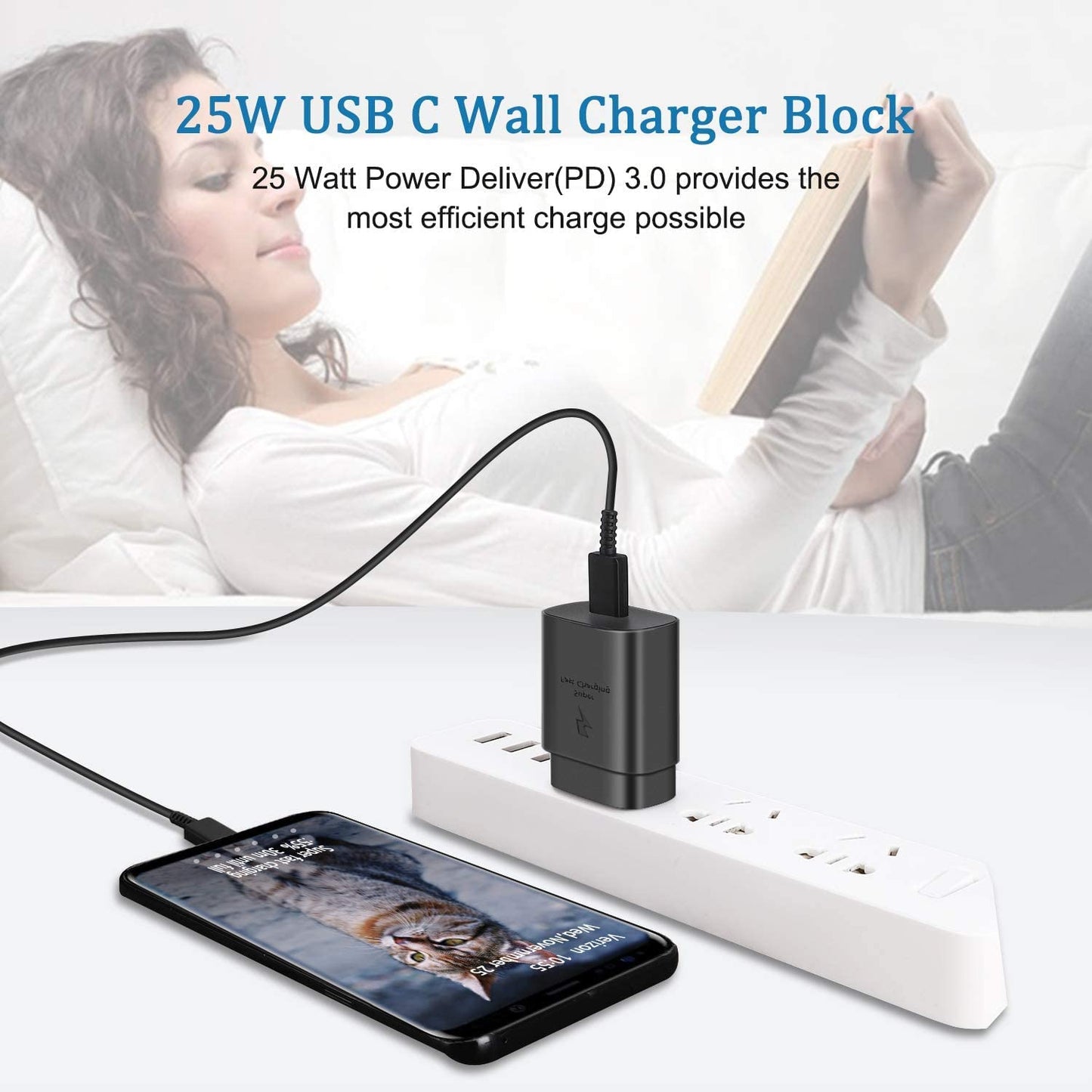 iPhone Fast Charger Cable Apple MFi Certified】25W PD USB C