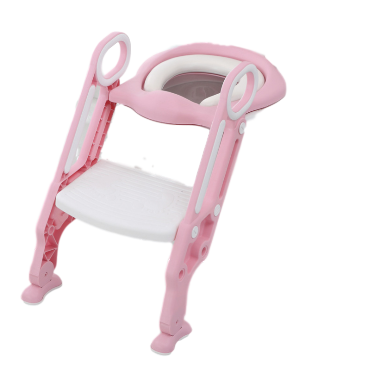 Baby Products Plastic Chair Baby Potty Seat with Ladder