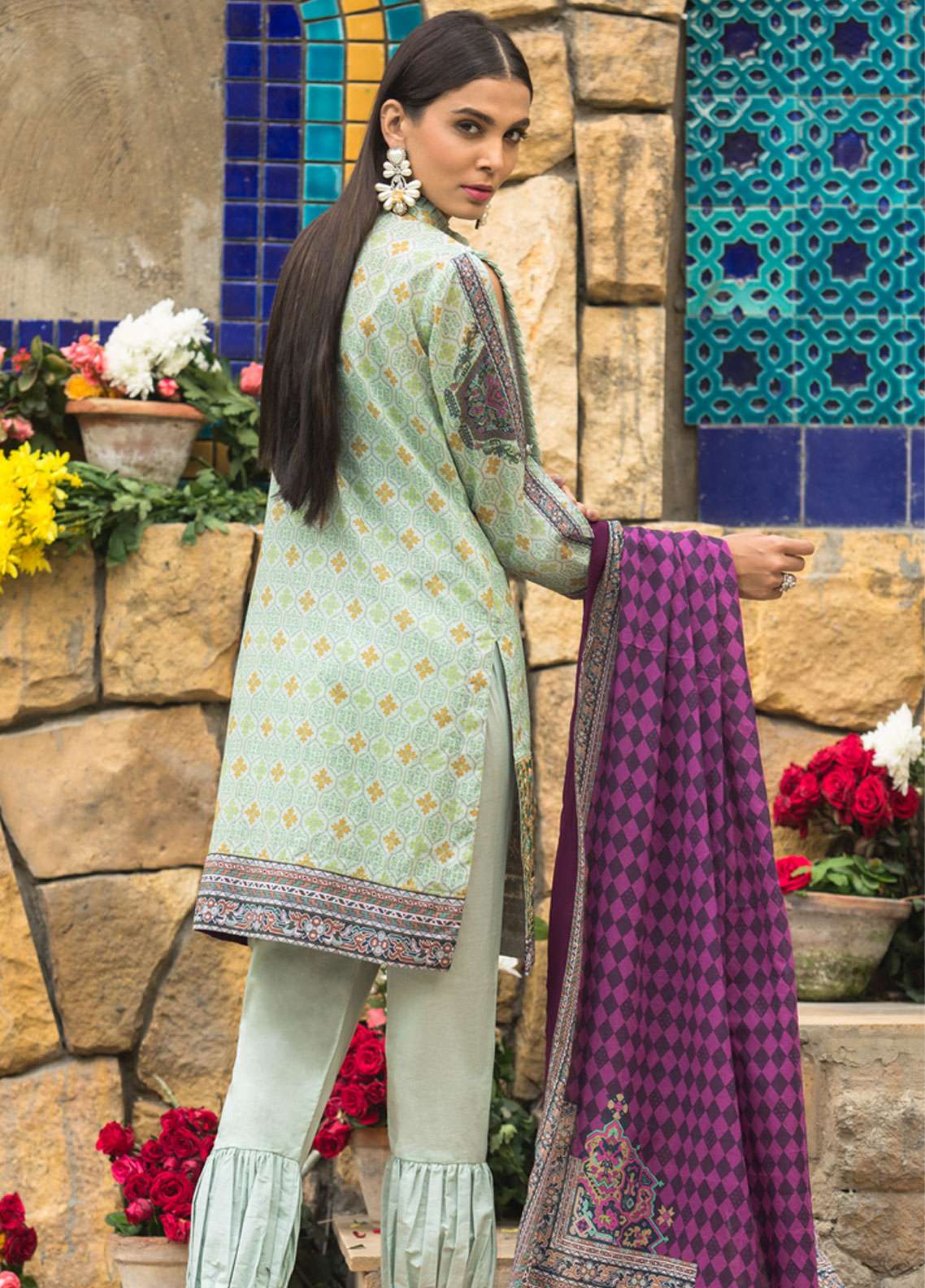 Al Zohaib Embroidered Lawn / Summer Collection