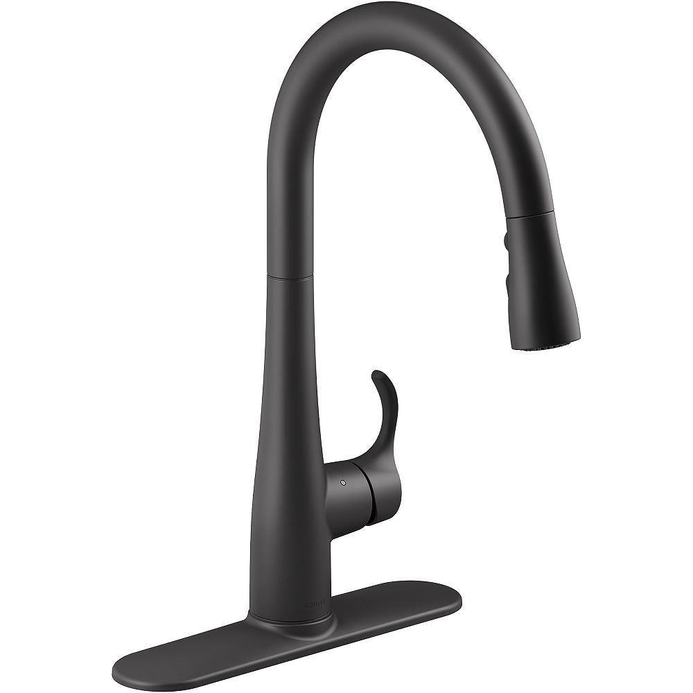 Kholer Touchless pull-down kitchen faucet with soap/lotion dispenser