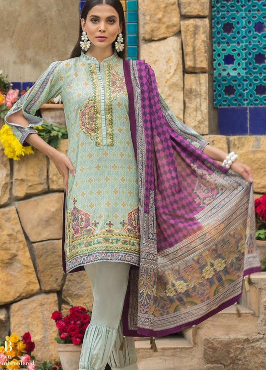 Al Zohaib Embroidered Lawn / Summer Collection